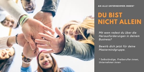 Alleine gründen aber nicht alleine sein